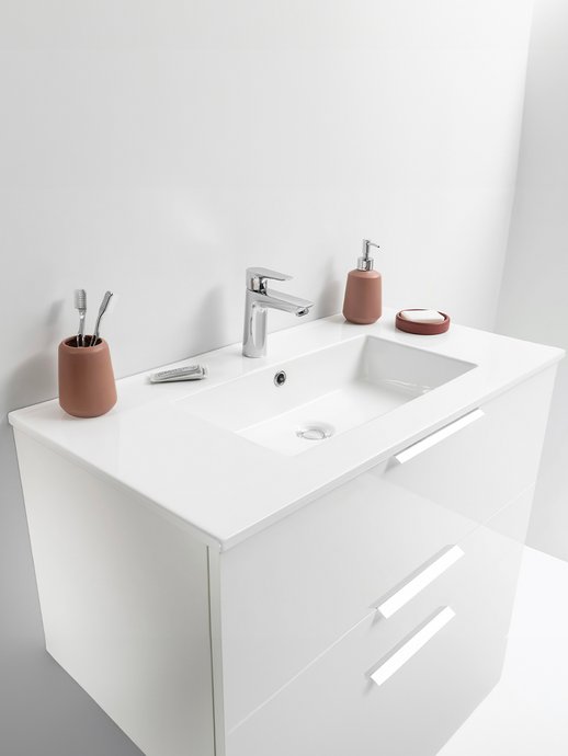 Ceramic vanity top CéramLigne D-motion