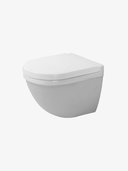 Wall-mounted toilet Starck 3 Compact Durafix