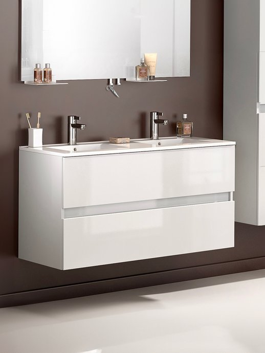 Meuble sous-lavabo D-motion 2 tiroirs