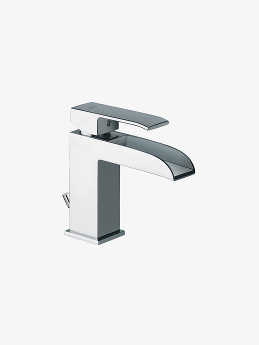Mixer tap Level with waterfall spout