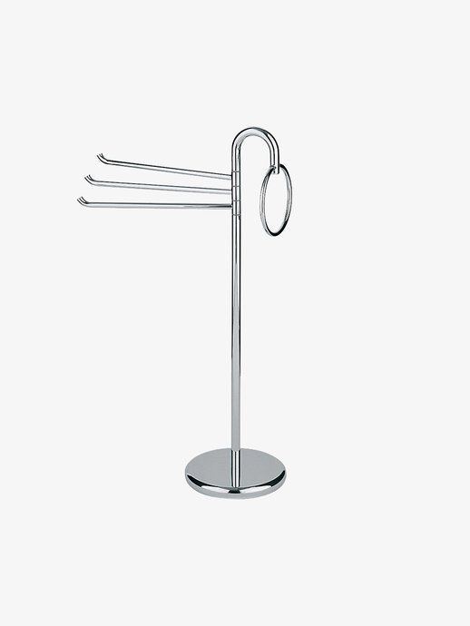 Free-standing accessoriy: triple towel holder Free to stay