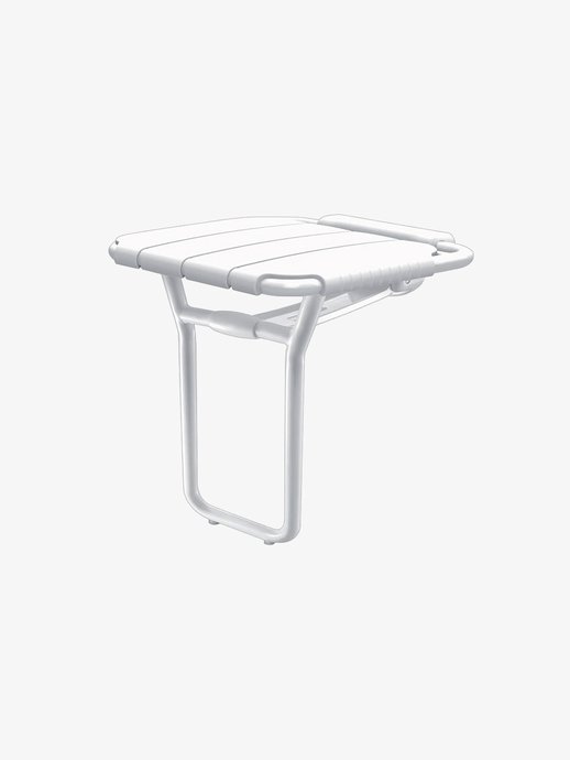 Grab bars & folding seats : Fold-up shower seat, wide