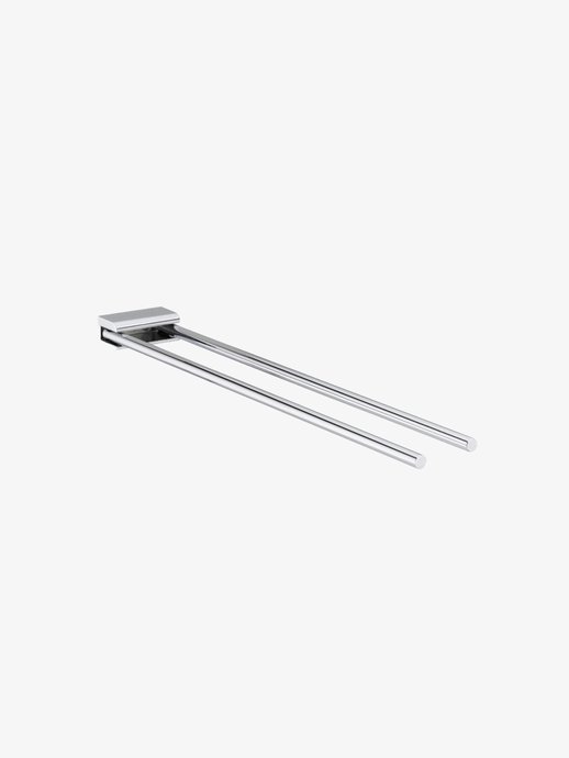 Range of accessories Essentiel: Two-arm swing towel rail