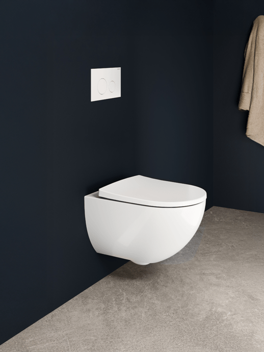 Wall-mounted toilet Caluna turboflush