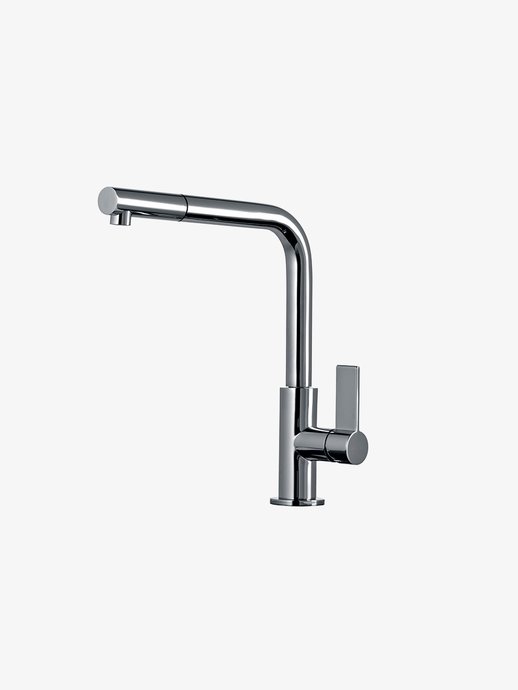 Kitchen mixer tap Neptune Evo with pullout spray head
