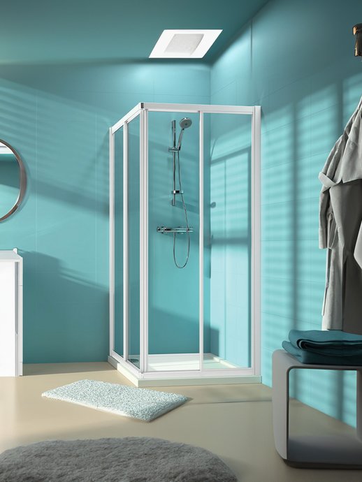 Sliding doors for corner entry Mars