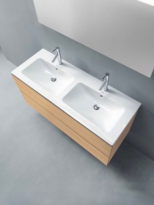 Keramisch wastafelblad L-Cube