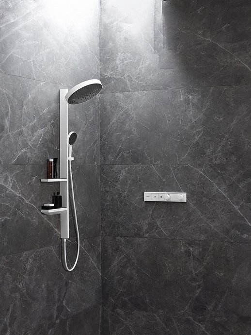 Rainfinity Built-in thermostatic shower control Rainselect