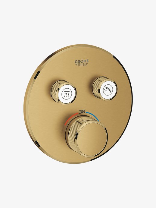 Smartcontrol 2-outlet thermostatic shower valve