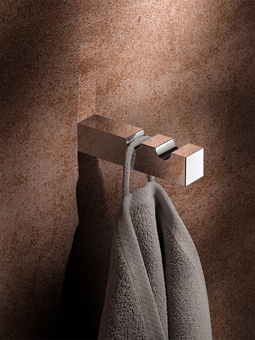 Range of accessories Edition 90 Square: Double hook