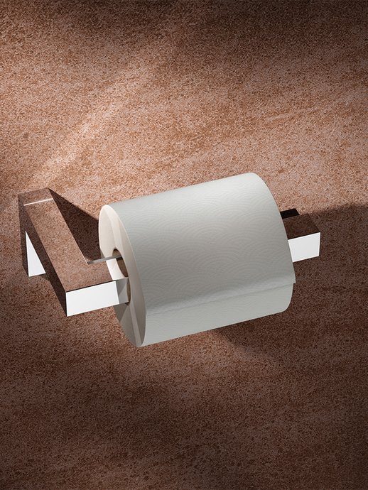 Range of accessories Edition 90 Square: Toilet roll holder