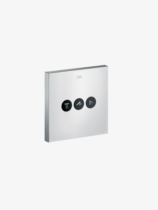 Inbouwthermostaat ShowerSelect Square 3 functies