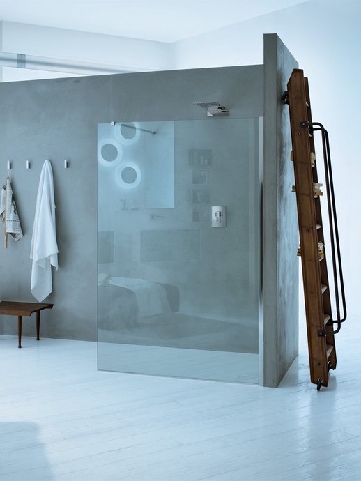 Walk-in douchewand A16 8mm