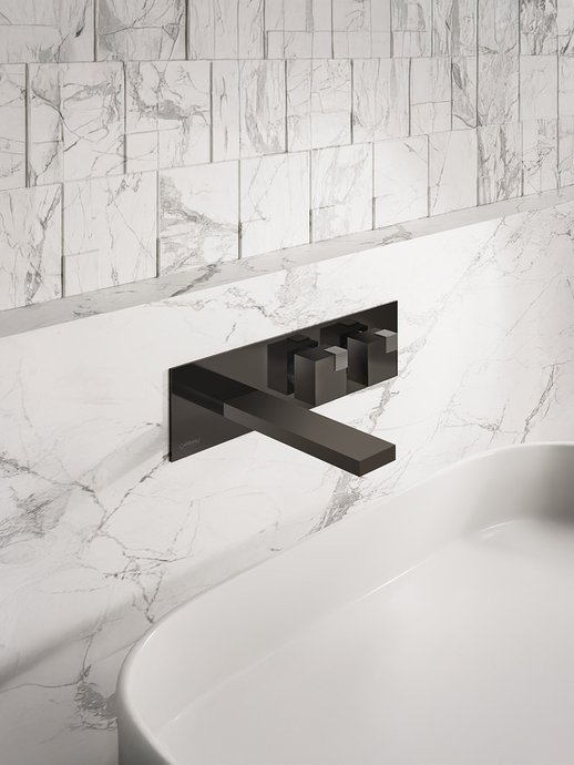 Wall-mounted mixer tap O-cube (in one)