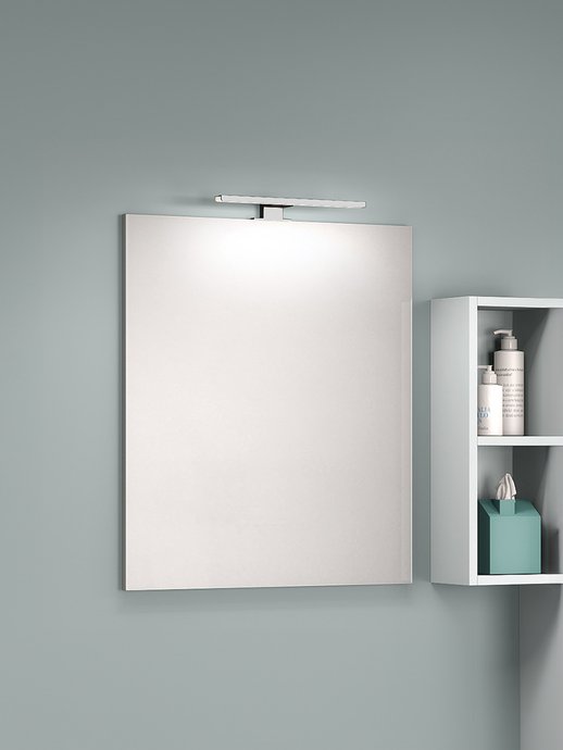 Mirror with LED lighting