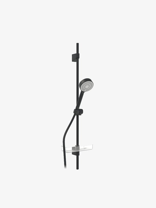 Set de douche BasicJet noir mat