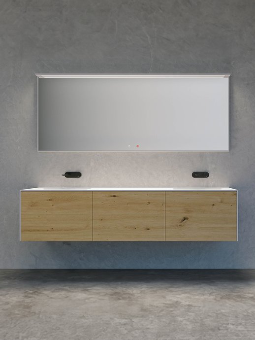 Furniture range Luxus - 3 drawers in Wild Oak color, L. 180 cm