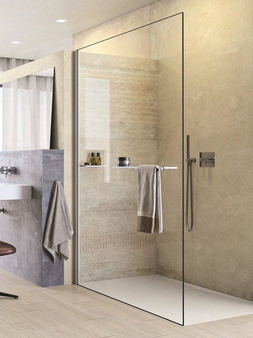 Walk-in shower range Select+ 10 mm