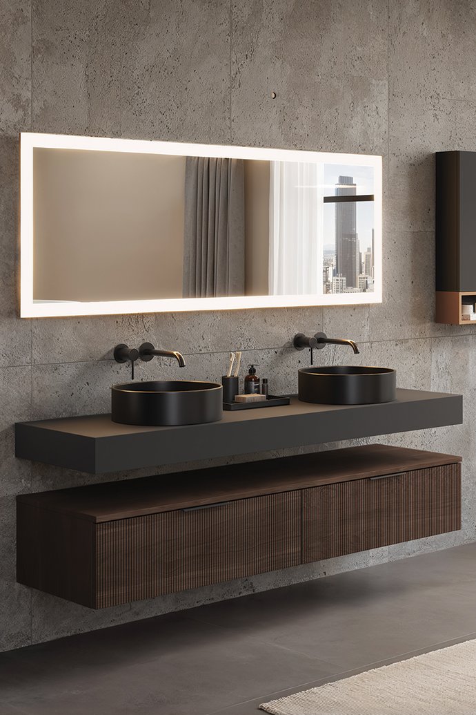 Infinie Bathroom Furniture by Sanijura