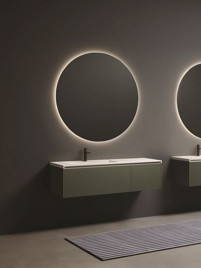 Meuble de salle de bains Binario d'Antonio Lupi