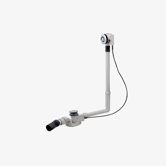 PushControl drain with push-button control