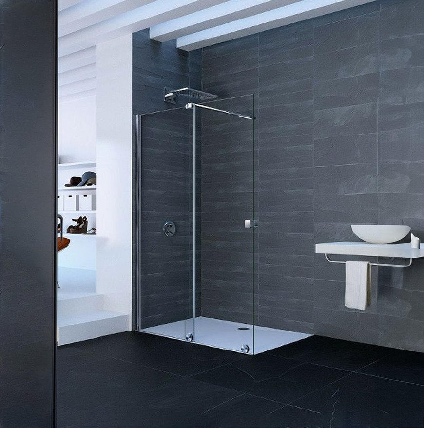 Walk-in sliding door Xtensa Pure