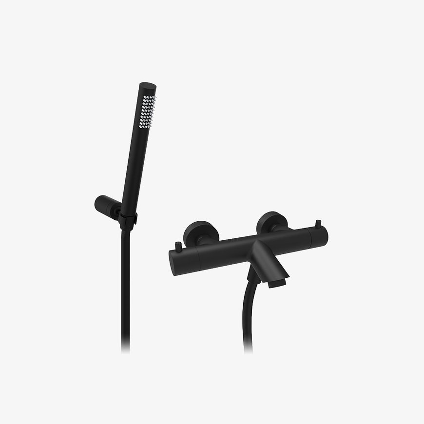 Thermostatic bath shower mixer Nordica with shower set