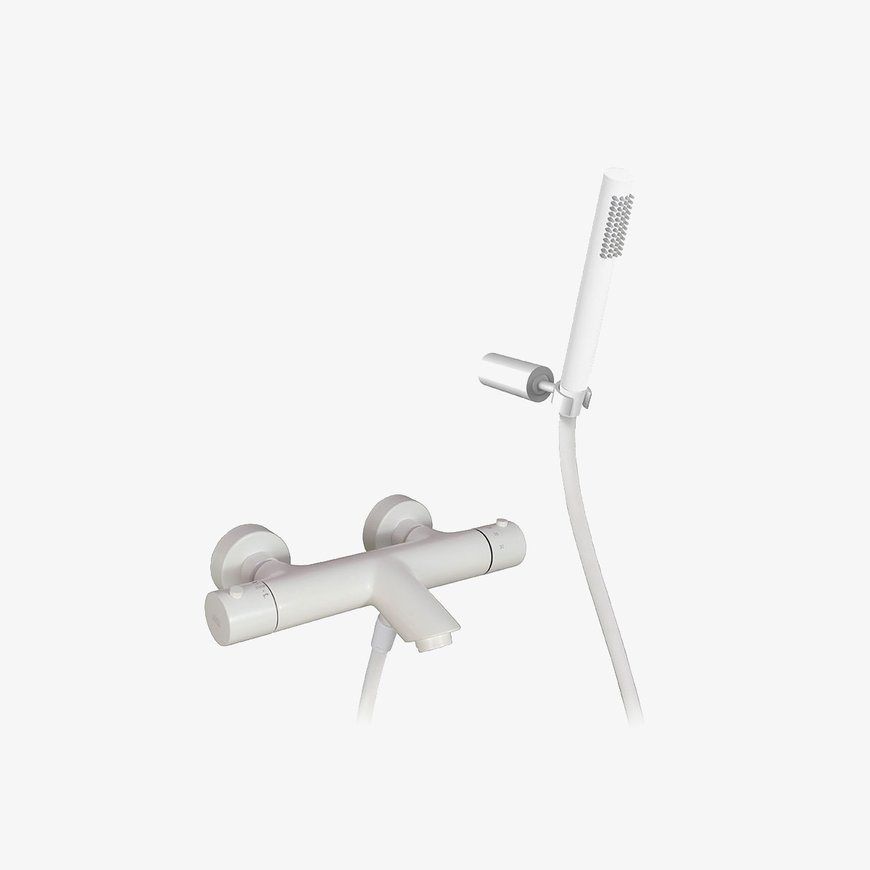 Thermostatic bath shower mixer Nordica with shower set
