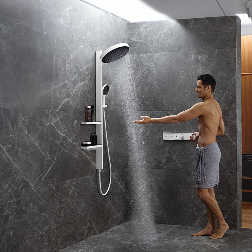 Douchecombinatie Rainfinity Showerpipe 360 PowderRain 1 straal