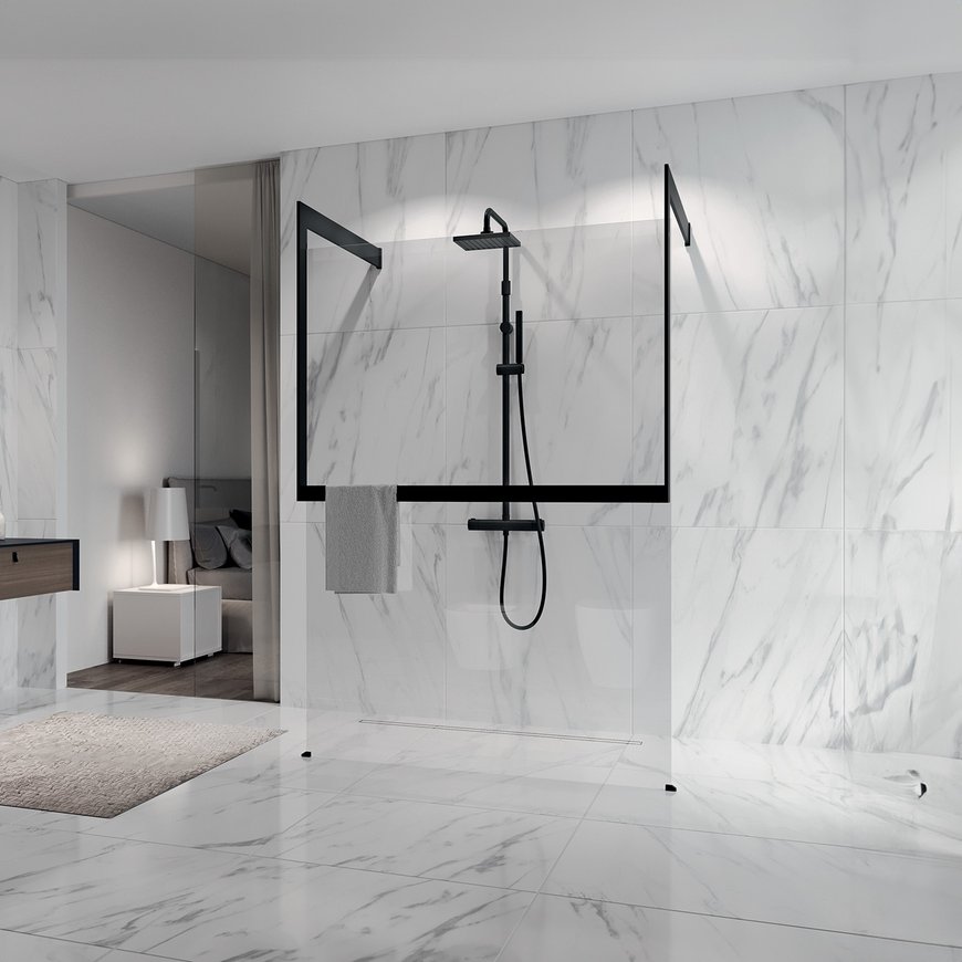 Walk-in shower Kuadra HF Frame