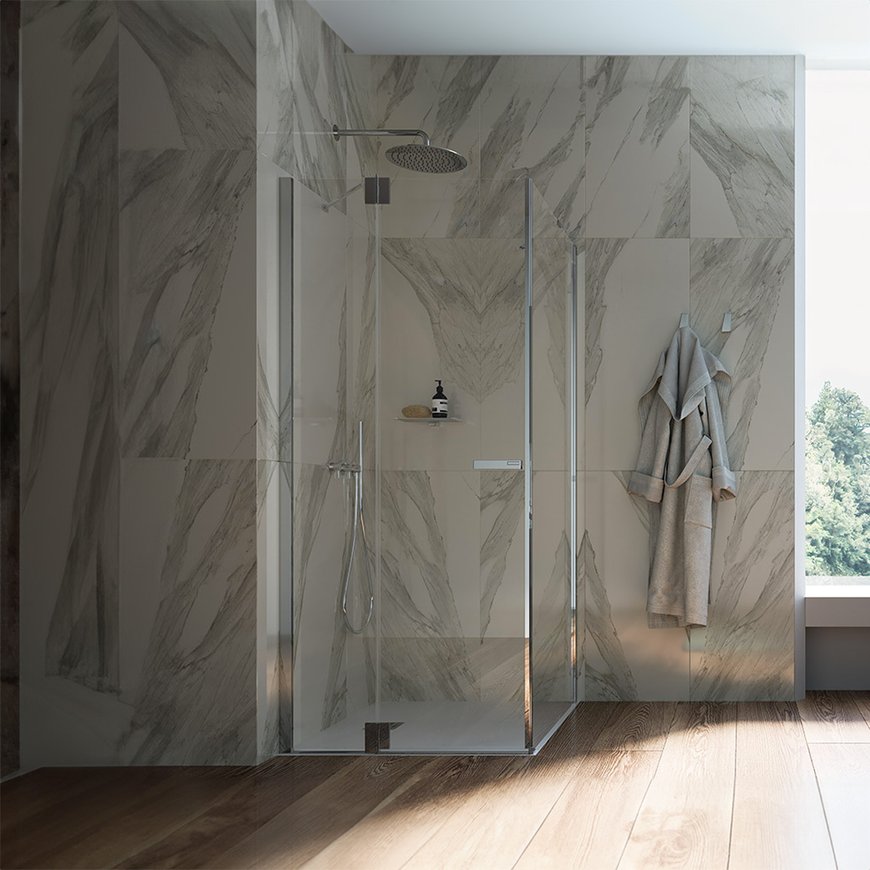 Zijwand Praia Design om een hoek te maken