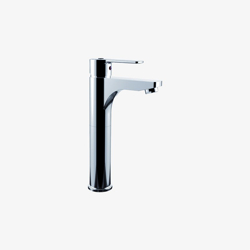 Mixer tap Red raised