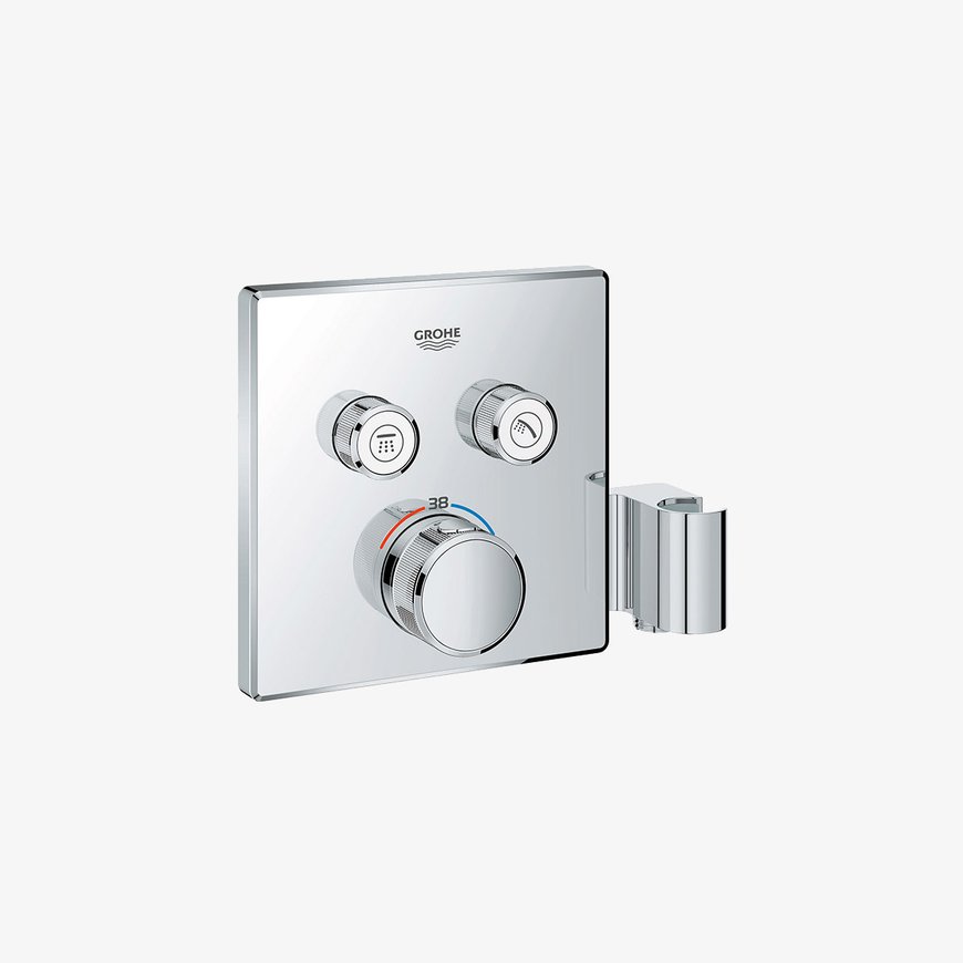 Thermostatic shower tap Smartcontrol 2 outputs with shower holder