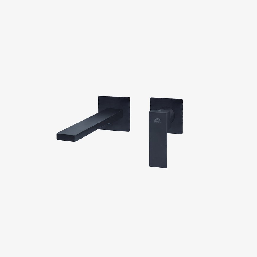 Wall-mounted mixer tap Black Touch Elle