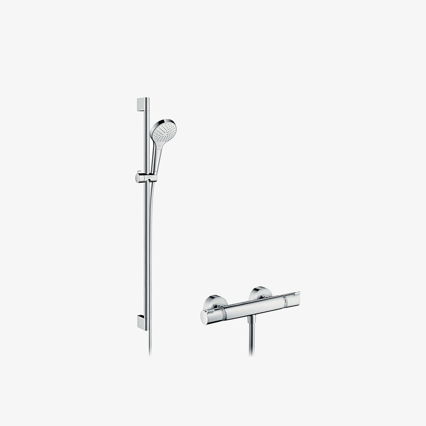 Shower set with thermostatic shower mixer Croma Select S Vario Combi+